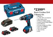 Bosch Coedless Drill 3 Battery Kit