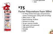 Fischer Polyurethane Foam-500ml