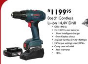 Bosch Cordless Li-ion 14,4V Drill(GSR 1440-Li)
