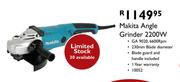 Makita Angle Grinder 2200W