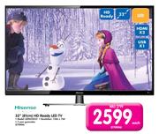 Hisense 32"(81cm) HD Ready LED TV LEDN32D33