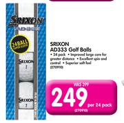 Srixon AD333 Golf Balls-Per 24 Pack