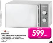 Russell Hobbs Classic Manual Microwave RHMA20L-20Ltr