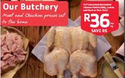 Pnp Uncooked Marinated Chicken Flattie(BBQ,Lemon And Herb Or Peri-Peri)-Per Kg