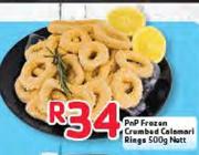 PnP Frozen Crumbed Calamari Rings-500G Nett