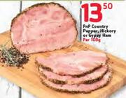 PnP Country Papper Hickory Or Gypsy Ham-Per 100G