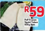 PnP Frozen Squid Tubes-800g