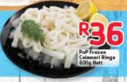 PnP Frozen Calamari Rings-800g