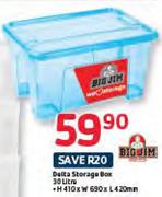 Big Jim Delta Storage Box 30L 410x690x420mm