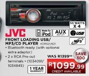 JVC Front Loading USB/MP3/CD Player