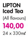 Lipton Iced Tea(All Flavours)-24 x 330ml