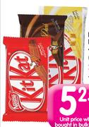 Nestle KitKat 4 Finger(All Flavours)-Each