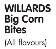 Willards Big Corn Bites(All Flavours)-48 x 50gm