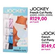 Jockey French Cut Panty(222991,222992,222994)-Per 5 Pack