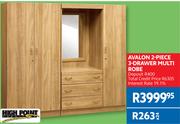 High Point Avalon 2 Piece 3 Drawer Multi Robe