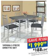 Vienna 5 Piece Dinette Set