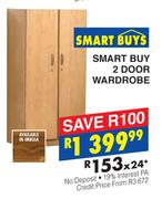 Smart Buy 2 Door Wardrobe