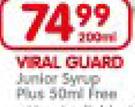 Viral Guard Junior Syrup 200Ml Plus 50Ml Free