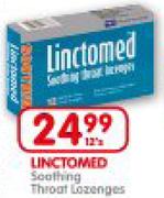 Linctomed Soathing Throat Lozenges-12's