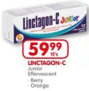 Linctagon-C Junior Effervescent Orange-12's