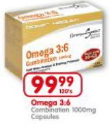 Omega 3:6 Combination 1000mg Capsules-120's