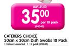 Caterers Choice Dish Swabs 10 Pack-30cmx30cm