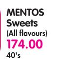 Mentos Sweets(All Flavours)-40's