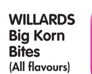 Willards Big Korn Bites(All Flavours)-50g