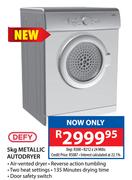 Defy 5kg Metallic Autodryer