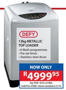 Defy 13kg Metallic Top Loader