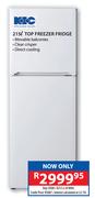 KIC 215Ltr Top Freezer Fridge