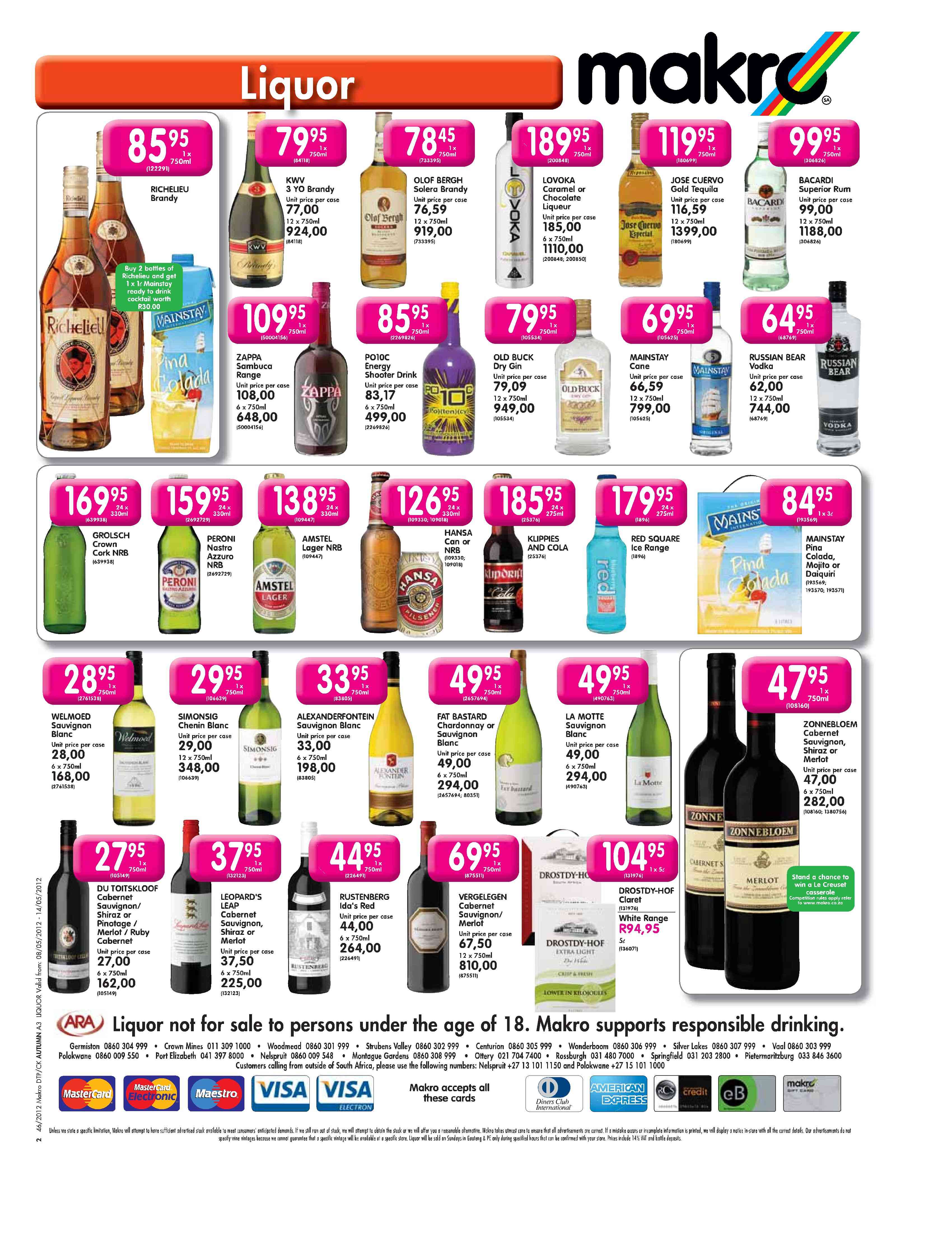 Special Old Buck Dry GinUnit Price Per Case — www.guzzle.co.za