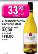 Alexanderfontein Sauvignon Blanc-Unit Price Per Case 