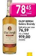 Olof Bergh Solera Brandy-12 x 750ml