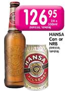 Hansa Can Or NRB-24 x 330ml