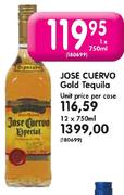 Jose Cuervo Gold Tequila-1 x 750ml