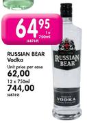 Russian Bear Vodka-1 x 750ml