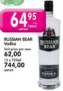Russian Bear Vodka-Unit Price Per Case