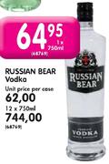 Russian Bear Vodka-12 x 750ml