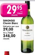 Simonsig Chenin Blanc-1 x 750ml