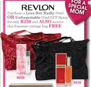 Revlon Love Her Madly 50ml Or Unforgettable 60ml EDT Spray
