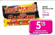Nestle Bar One Or Tex(Large)-Each