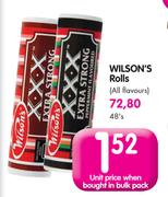 Wilson's Rolls-48's
