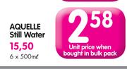 Aquelle Still Water-6 x 500ml