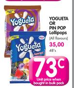 Yogueta Or Pin Pop Lollipops-Each