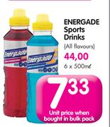 Energrade Sports Drinks-6 x 500ml