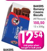 Bakers Romany Creams Biscuits-12 x 200g