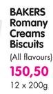 Bakers Romany Creams Biscuits(All Flavours)-12's