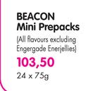 Beacon Mini Prepacks(All Flavours Excluding Energade Enerjellies)-24's