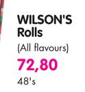 Wilson's Rolls(All Flavours)-48's